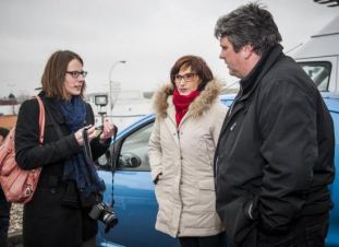 Lionel Giraudeau et Dominique Foret de Volvo Trucks