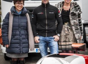 Denise Laporte, Cathy Rieb et Sébastien Loeb