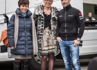 Denise Laporte, Cathy Rieb et Sébastien Loeb